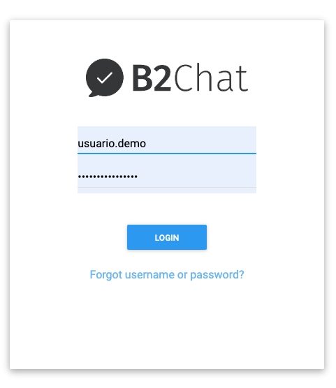 Log Into B2Chat